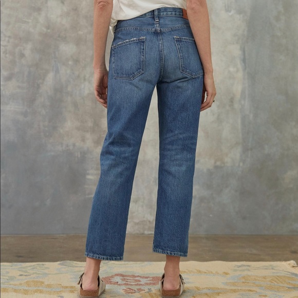 Made in USA by EDWIN! NEW! KALI straight leg cropped jeans. 100% organic cotton - Picture 3 of 9
